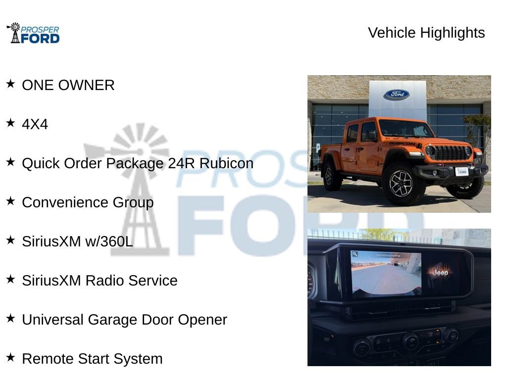 Used 2025 Jeep Gladiator Rubicon w/ Convenience Group image 5