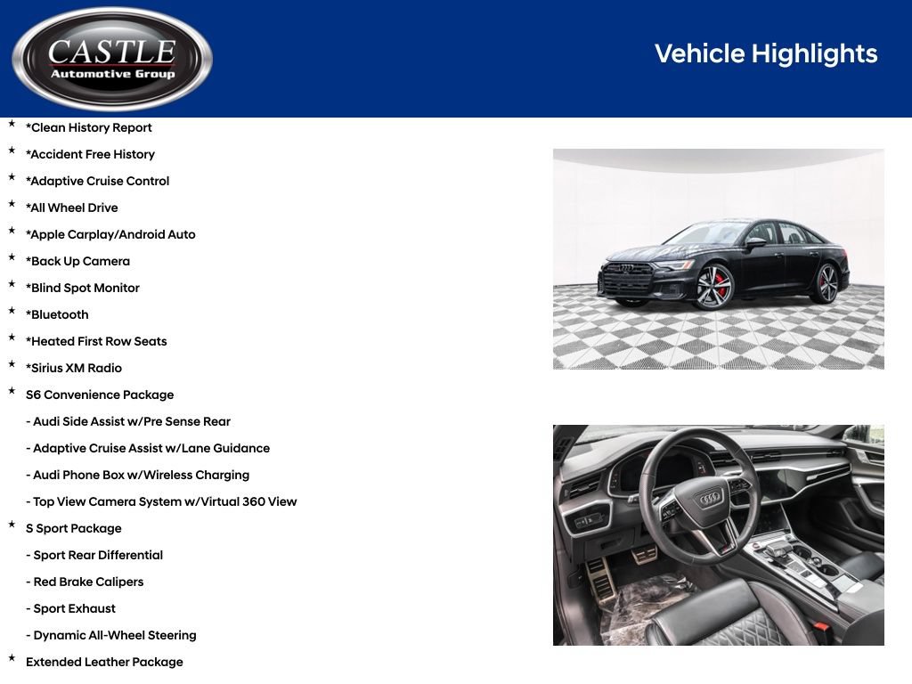 Used 2023 Audi S6 Premium Plus w/ Premium Plus Package AWD/4WD image 4