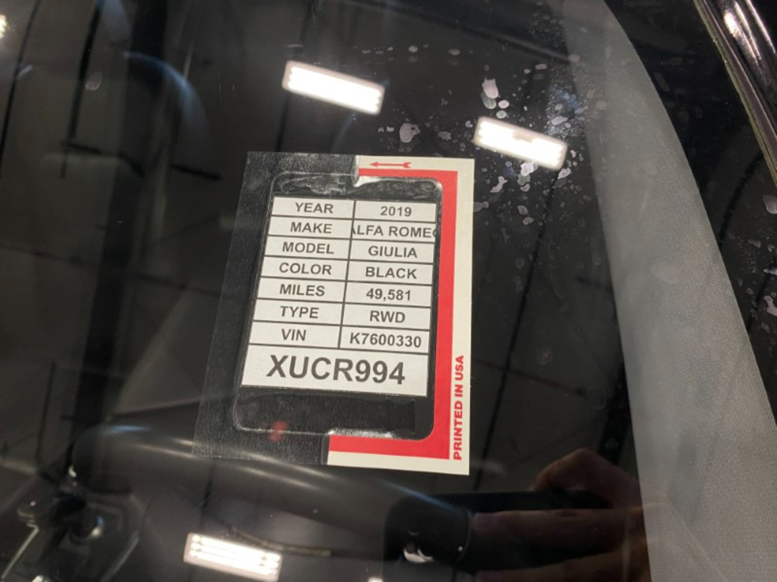 Used 2019 Alfa Romeo Giulia w/ Nero Edizione RWD image 38