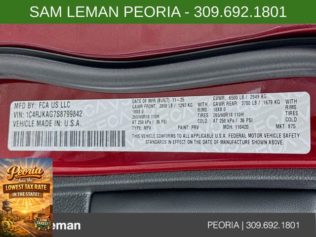 New 2025 Jeep Grand Cherokee L Altitude image 32