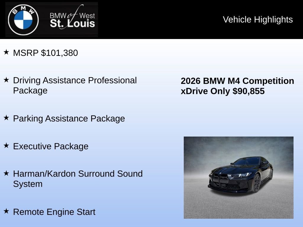 Used 2026 BMW M4 xDrive Competition image 8