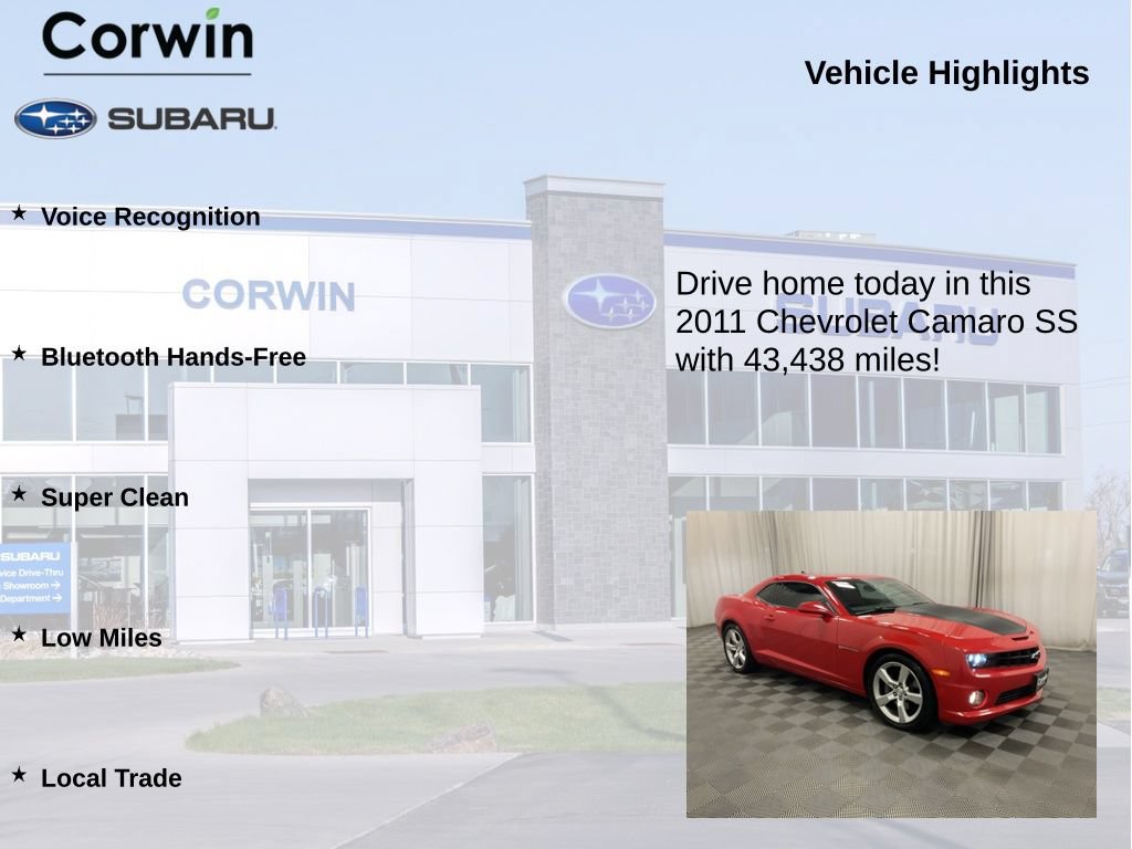 Used 2011 Chevrolet Camaro SS w/ RS Package RWD image 6