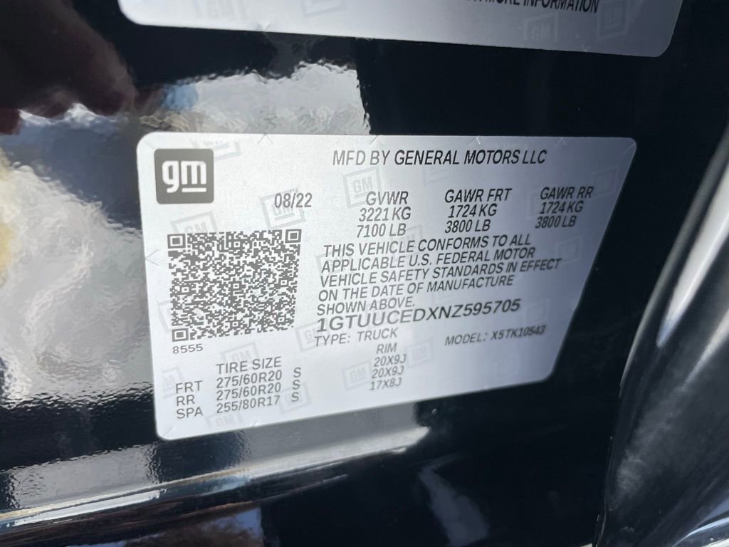 Used 2022 GMC Sierra 1500 Elevation image 44