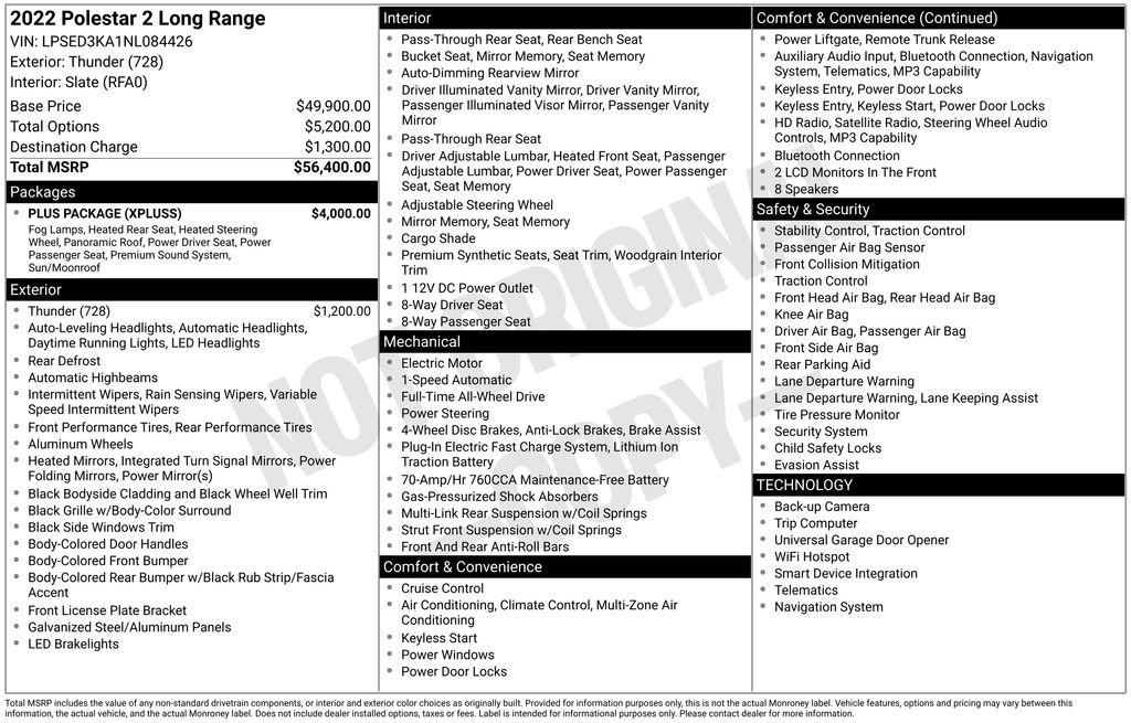 Used 2022 Polestar Polestar 2 w/ Plus Package image 17