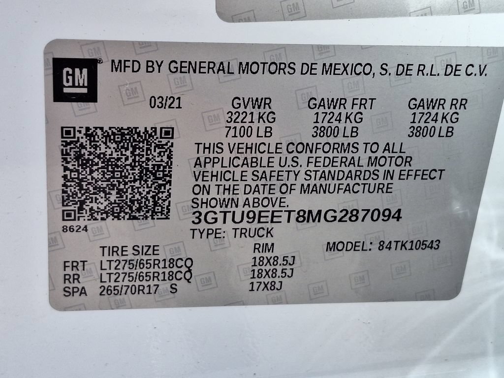 Used 2021 GMC Sierra 1500 AT4 w/ AT4 Preferred Package AWD/4WD image 34