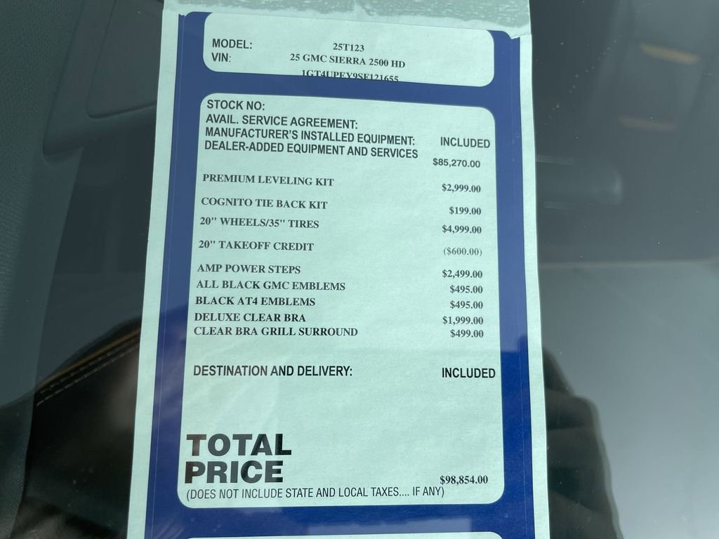Used 2025 GMC Sierra 2500 AT4 w/ Technology Package image 41