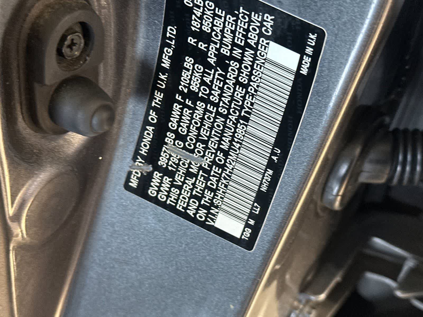 Used 2021 Honda Civic Sport image 30