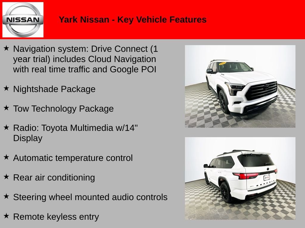 Used 2024 Toyota Sequoia Limited w/ Nightshade Package image 2