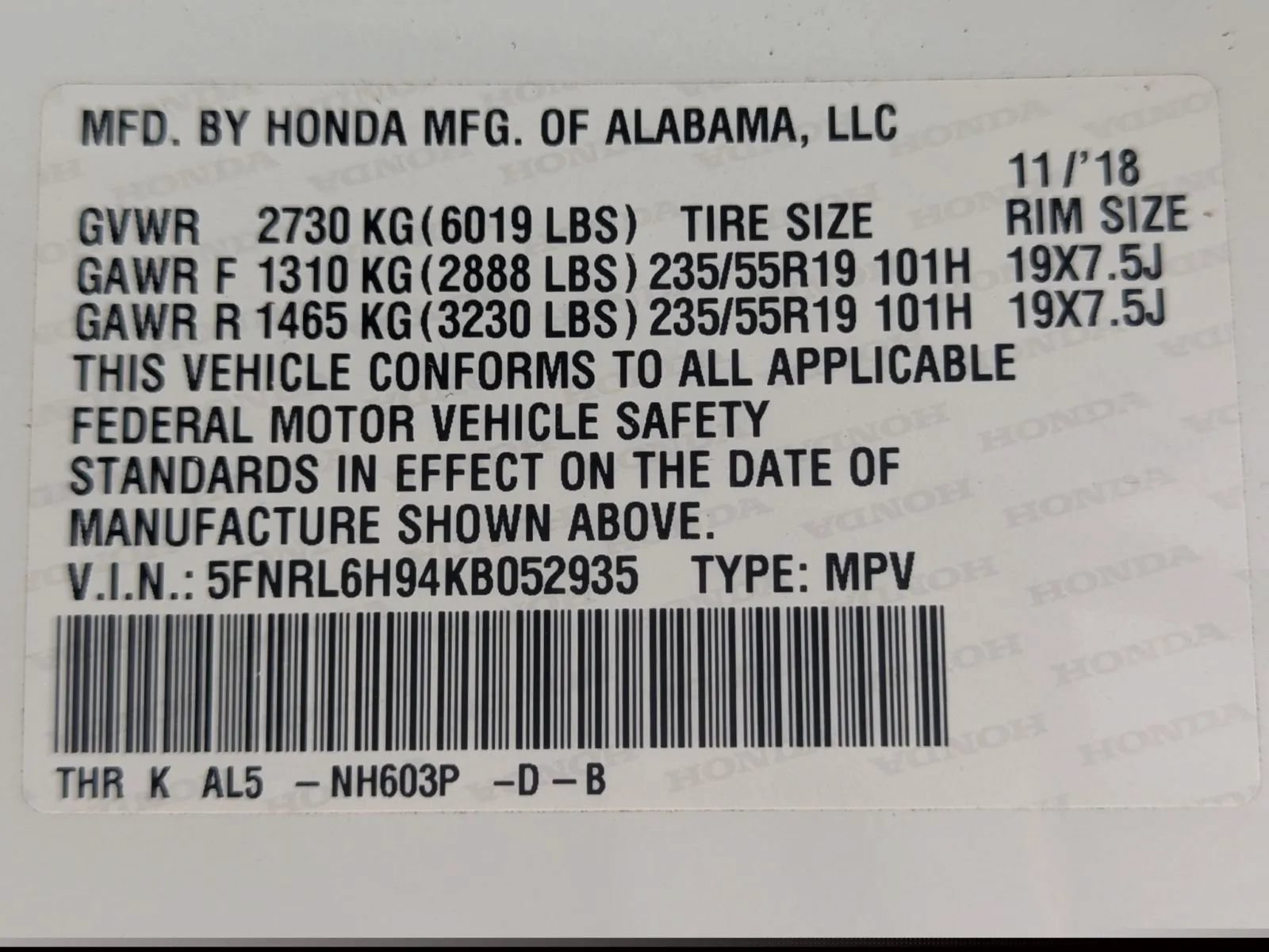 Used 2019 Honda Odyssey Elite image 28
