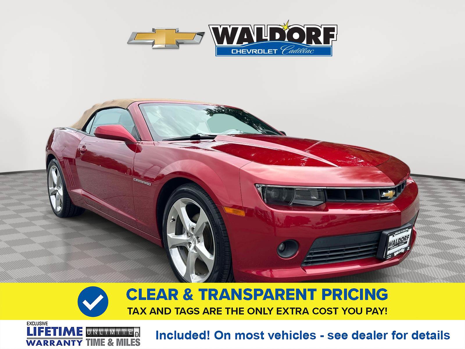 Used 2015 Chevrolet Camaro LT w/ RS Package
