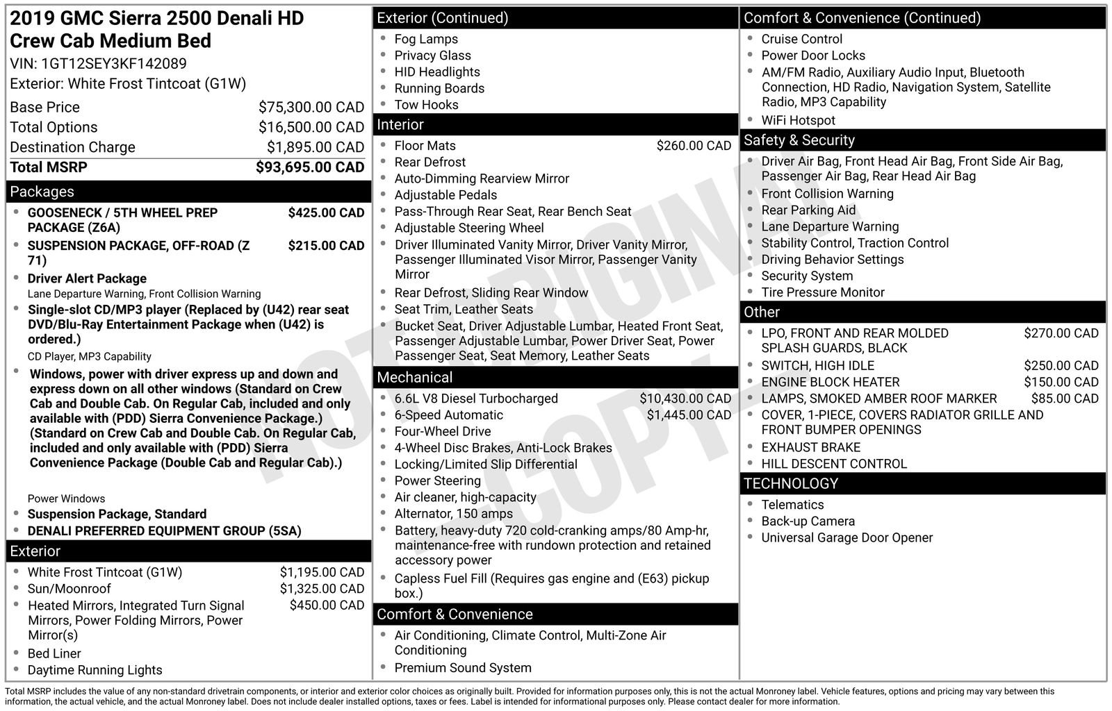 Used 2019 GMC Sierra 2500 Denali AWD/4WD image 4