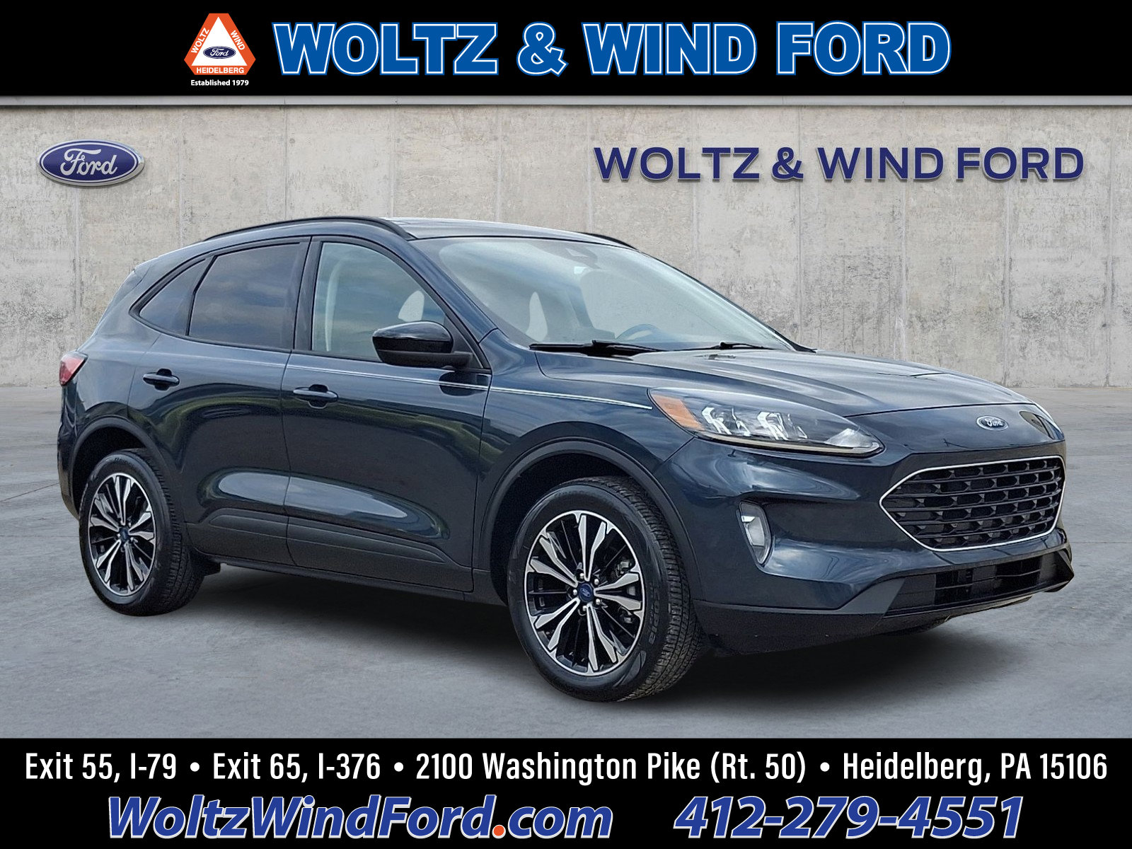 Certified 2022 Ford Escape SEL w/ SEL Stealth AWD Package image 1