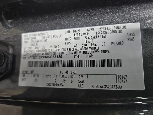 Used 2021 Ford F150 XLT w/ Equipment Group 302A High AWD/4WD image 36