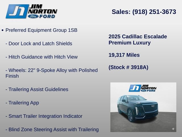 Used 2025 Cadillac Escalade Premium Luxury w/ Touring Package AWD/4WD image 14