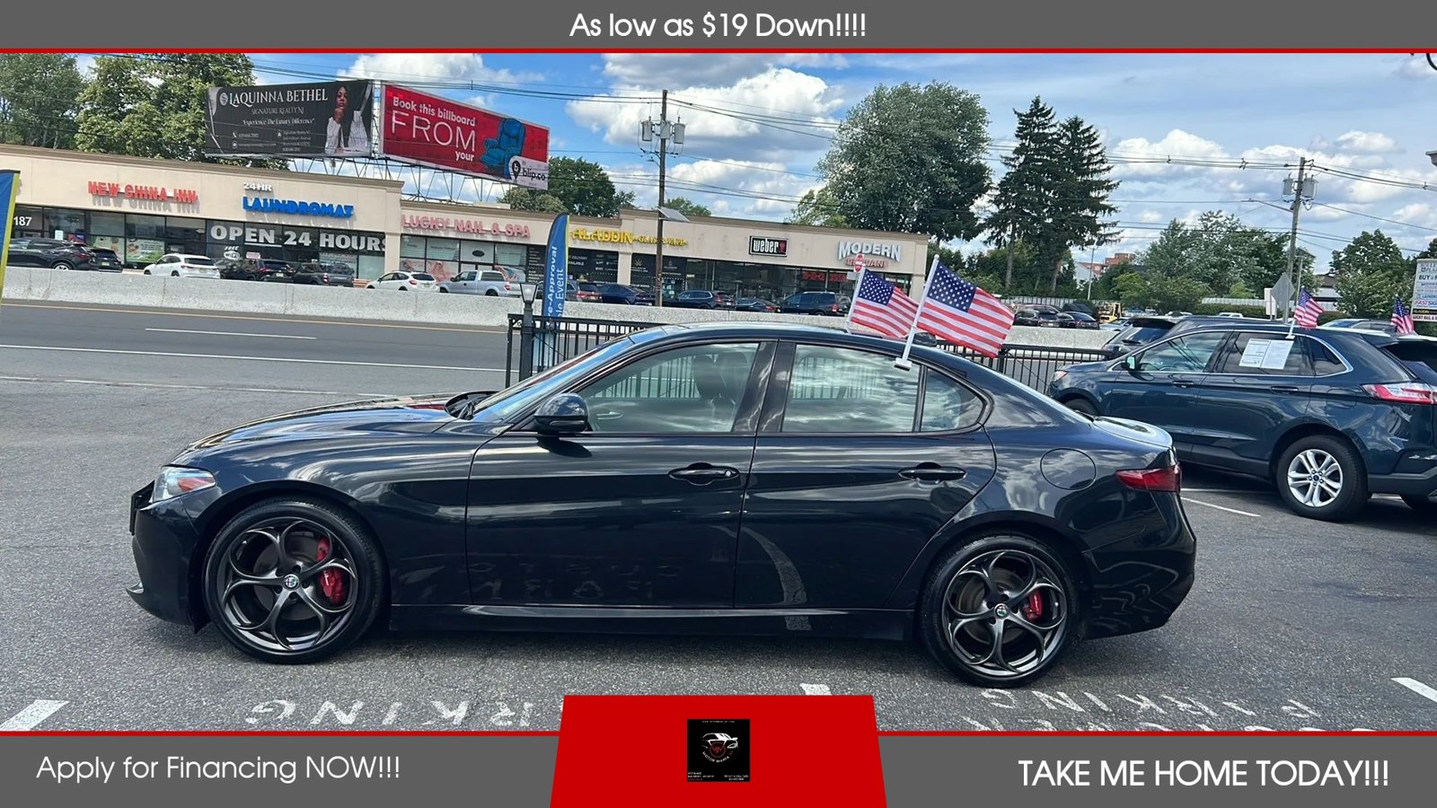 Used 2019 Alfa Romeo Giulia Ti Sport w/ Quick Order Package 22S Sport AWD/4WD image 2