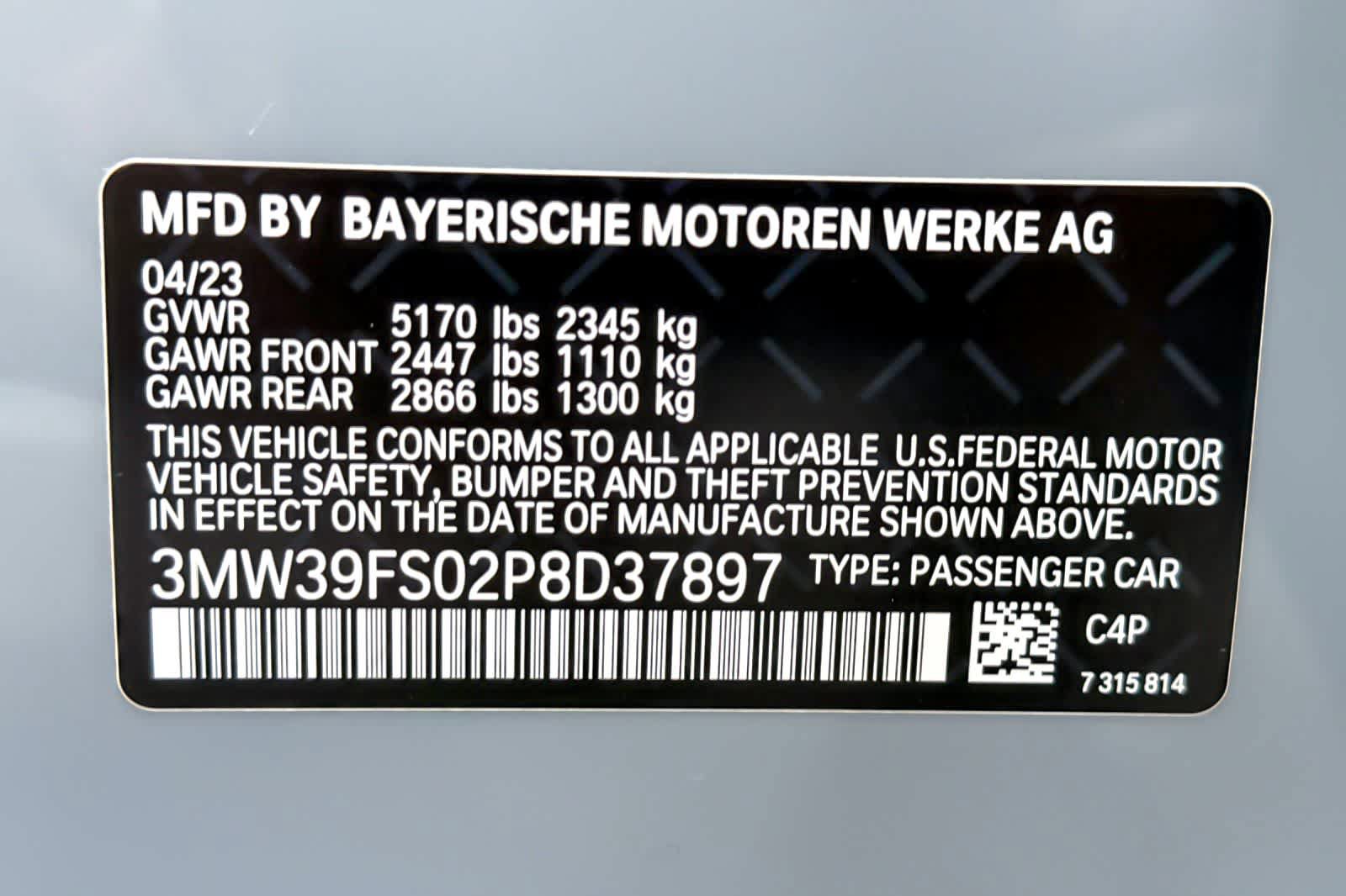 Used 2023 BMW 330e xDrive w/ M Sport Package AWD/4WD image 29
