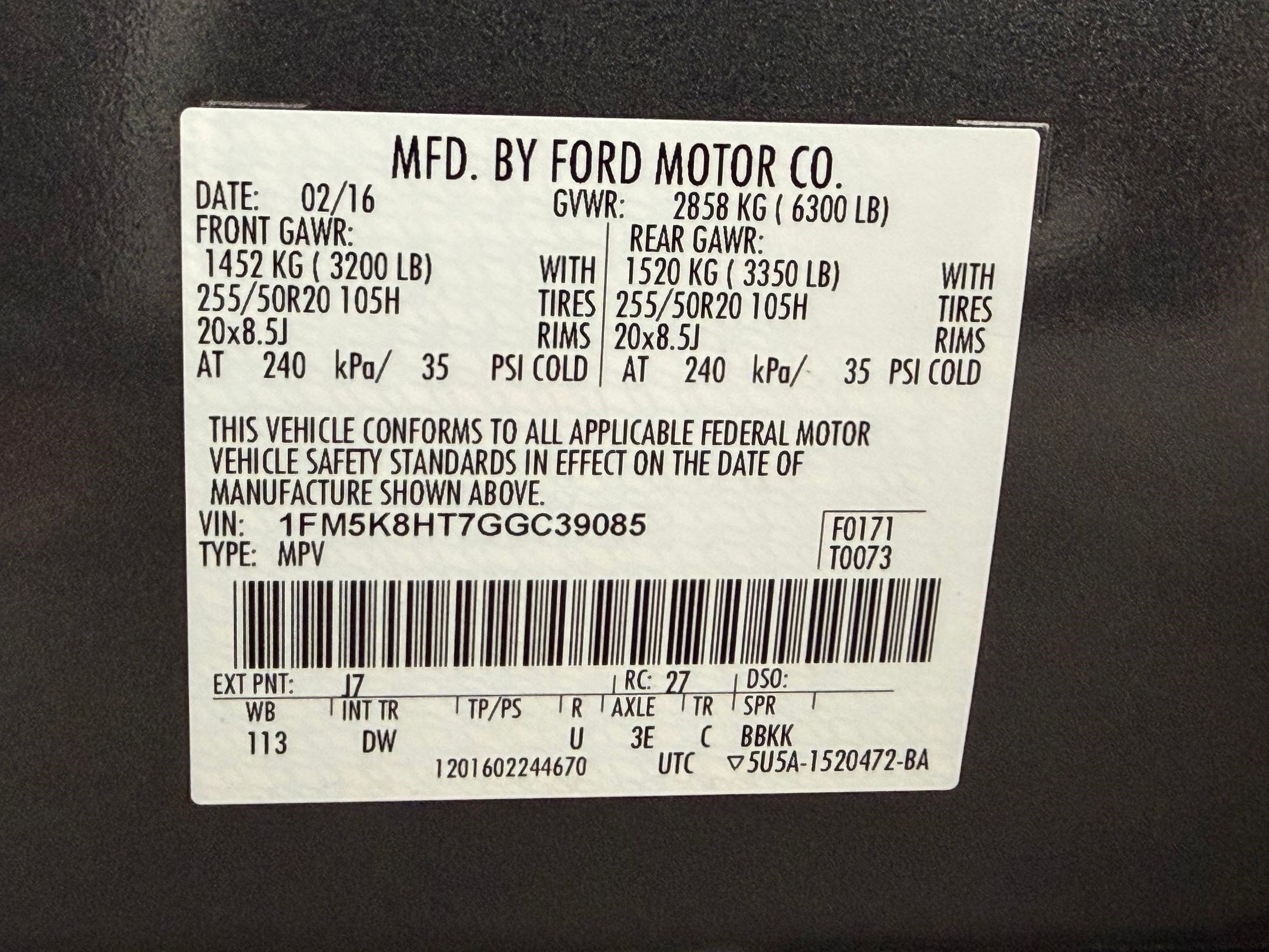Used 2016 Ford Explorer Platinum AWD/4WD image 21