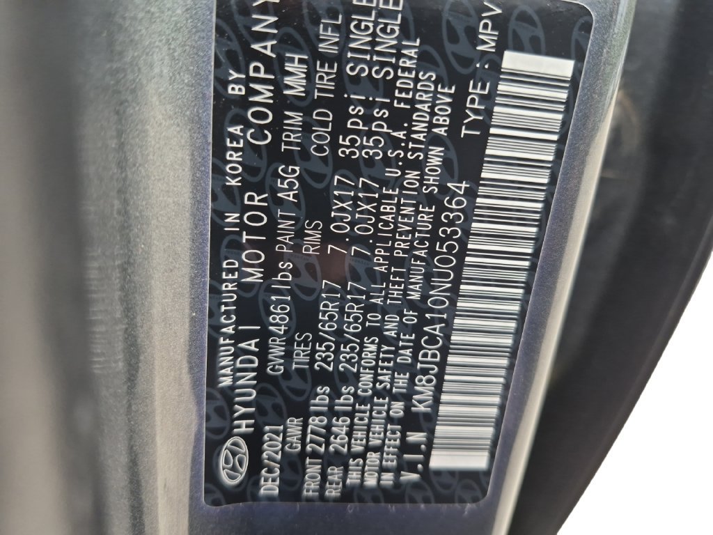 Used 2022 Hyundai Tucson Blue w/ Cargo Package AWD/4WD image 25