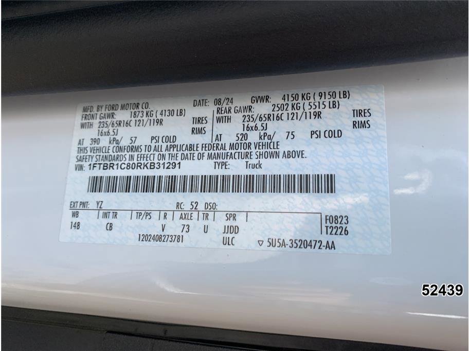 Used 2024 Ford Transit 250 148 Medium Roof w/ Load Area Protection Package image 18