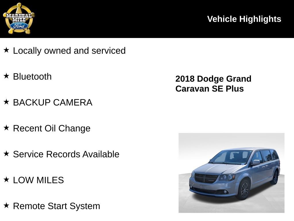 Used 2018 Dodge Grand Caravan SE image 2