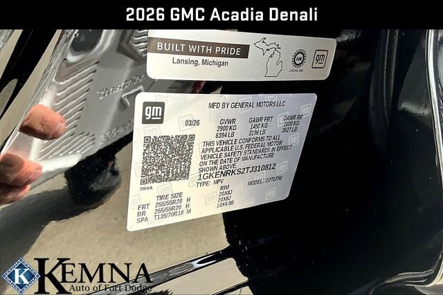 New 2026 GMC Acadia Denali image 8