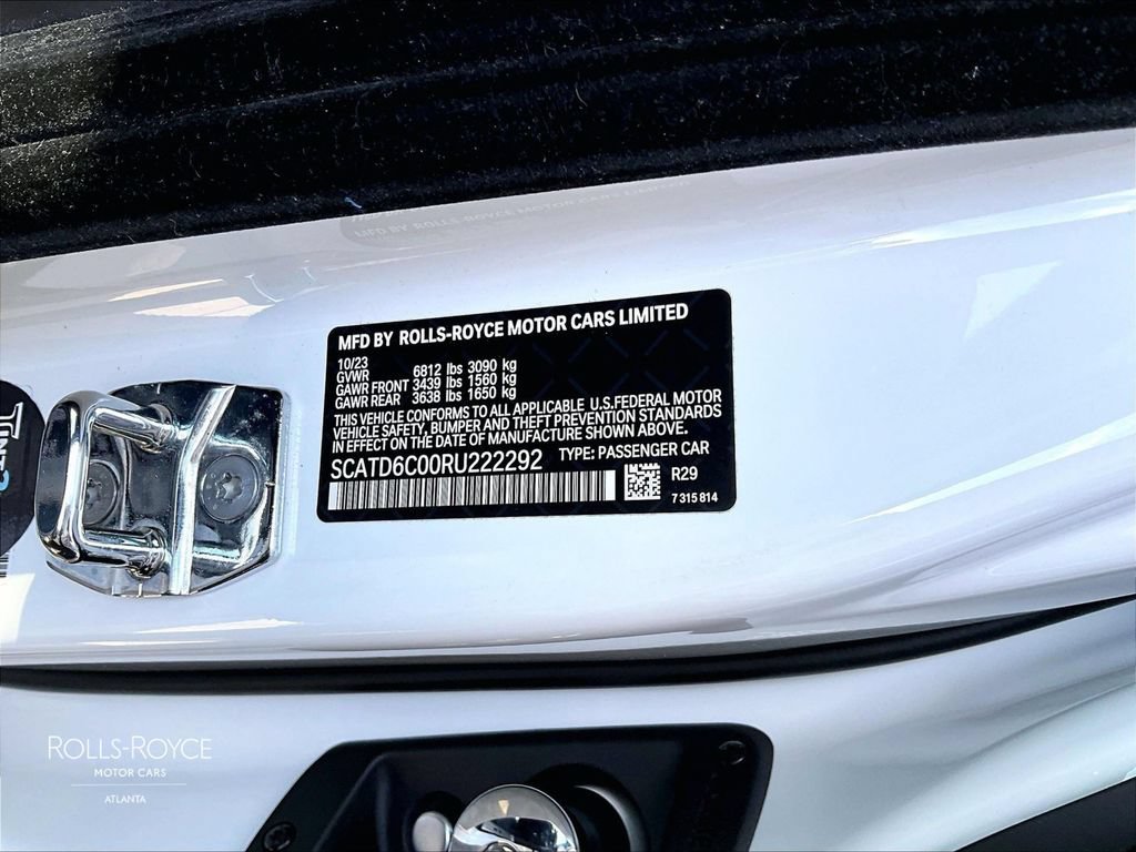 Used 2024 Rolls-Royce Ghost Black Badge w/ Black Badge Ghost Package AWD/4WD image 27