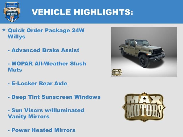 New 2025 Jeep Gladiator Willys image 5