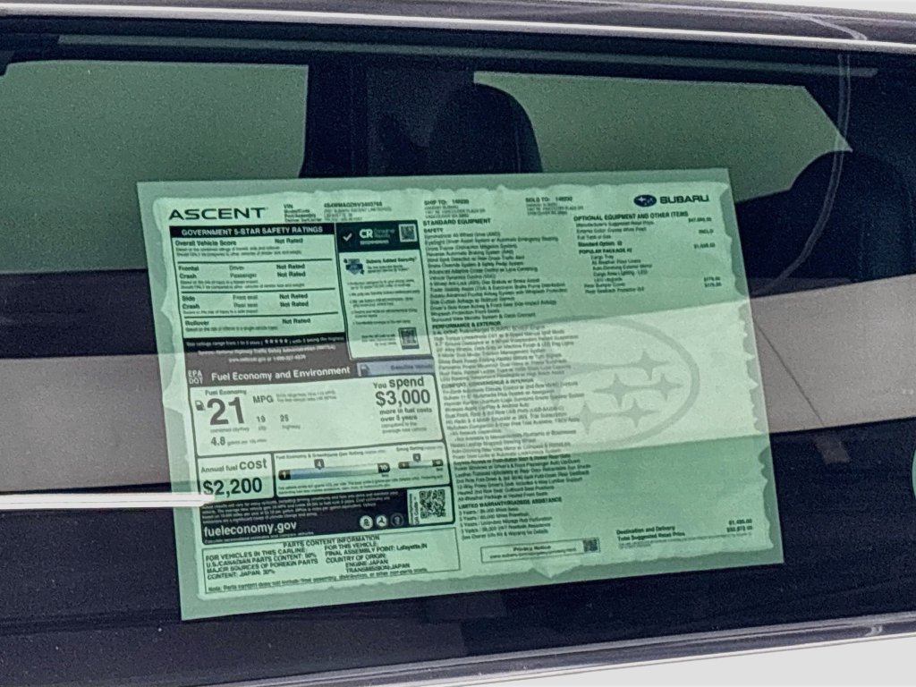 New 2027 Subaru Ascent Limited AWD/4WD image 25