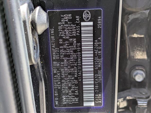 Used 2022 Toyota Avalon XLE w/ Moonroof Package FWD image 30