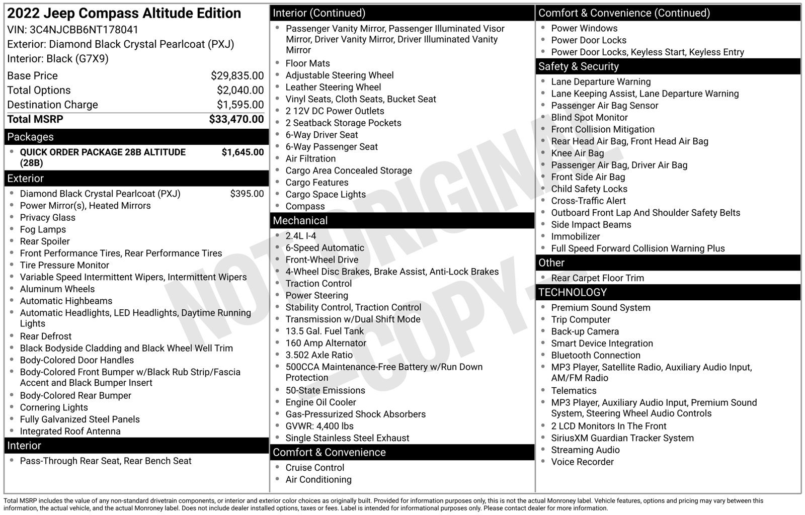 Used 2022 Jeep Compass Latitude FWD image 18