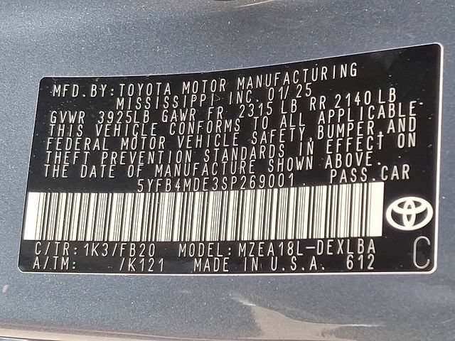Used 2025 Toyota Corolla LE FWD image 25