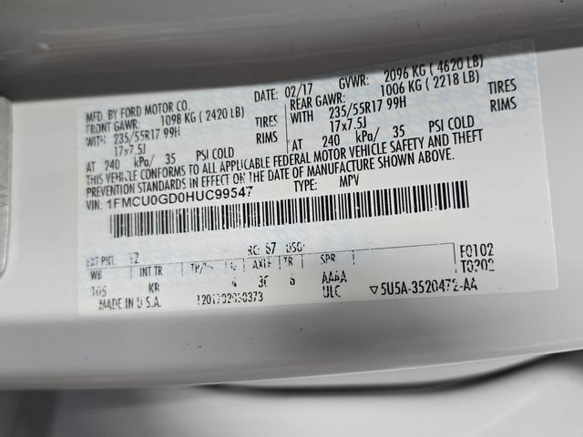 Used 2017 Ford Escape SE FWD image 35