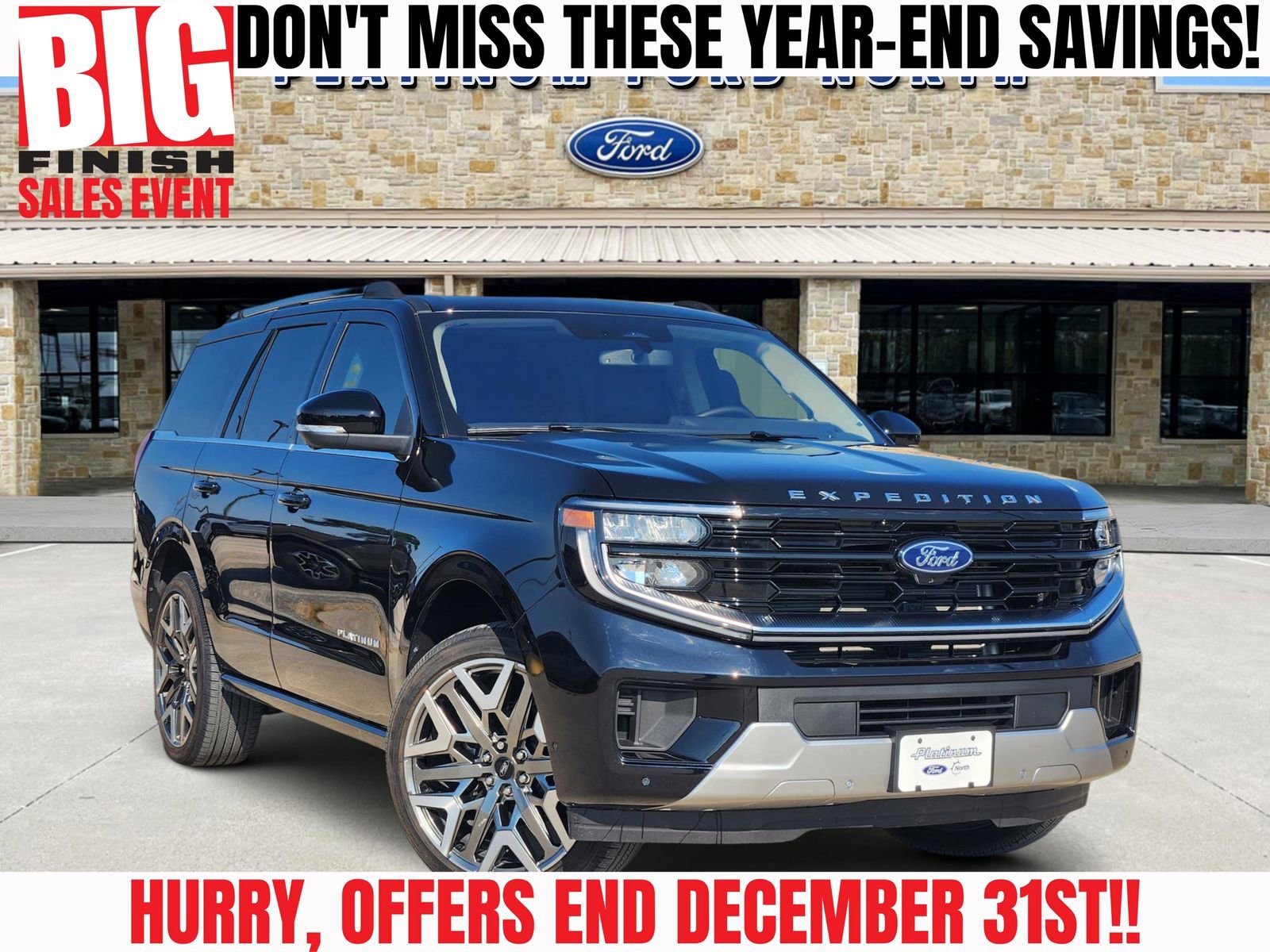 New 2025 Ford Expedition Platinum w/ Platinum Ultimate Package