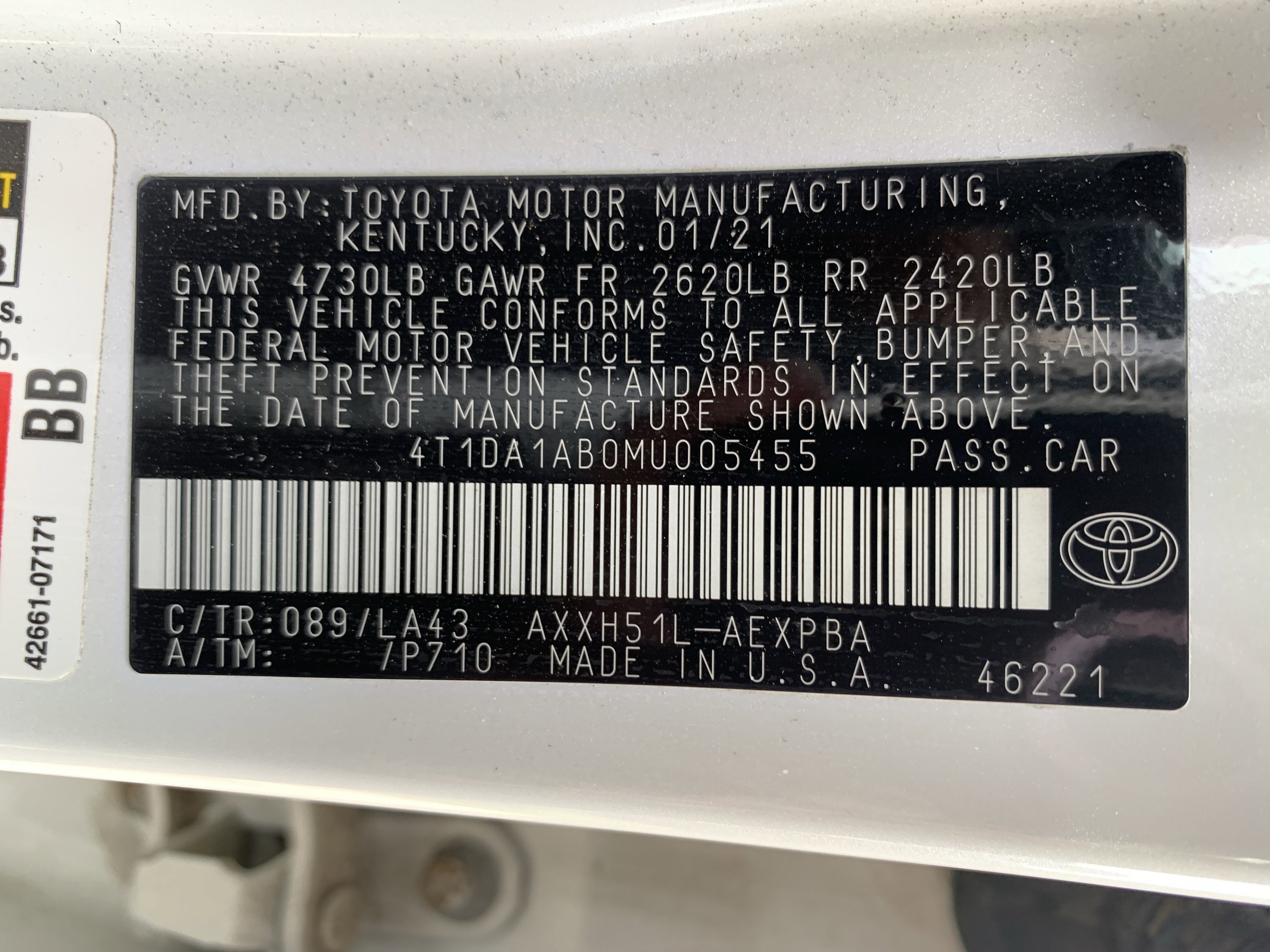 Used 2021 Toyota Avalon Limited w/ Advanced Safety Package image 36