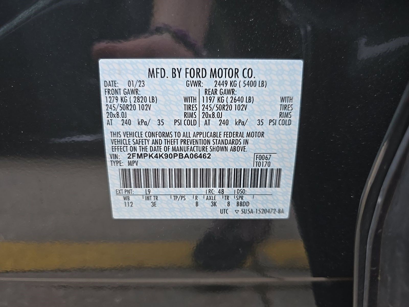 Used 2023 Ford Edge Titanium w/ Class II Trailer Tow Package AWD/4WD image 20