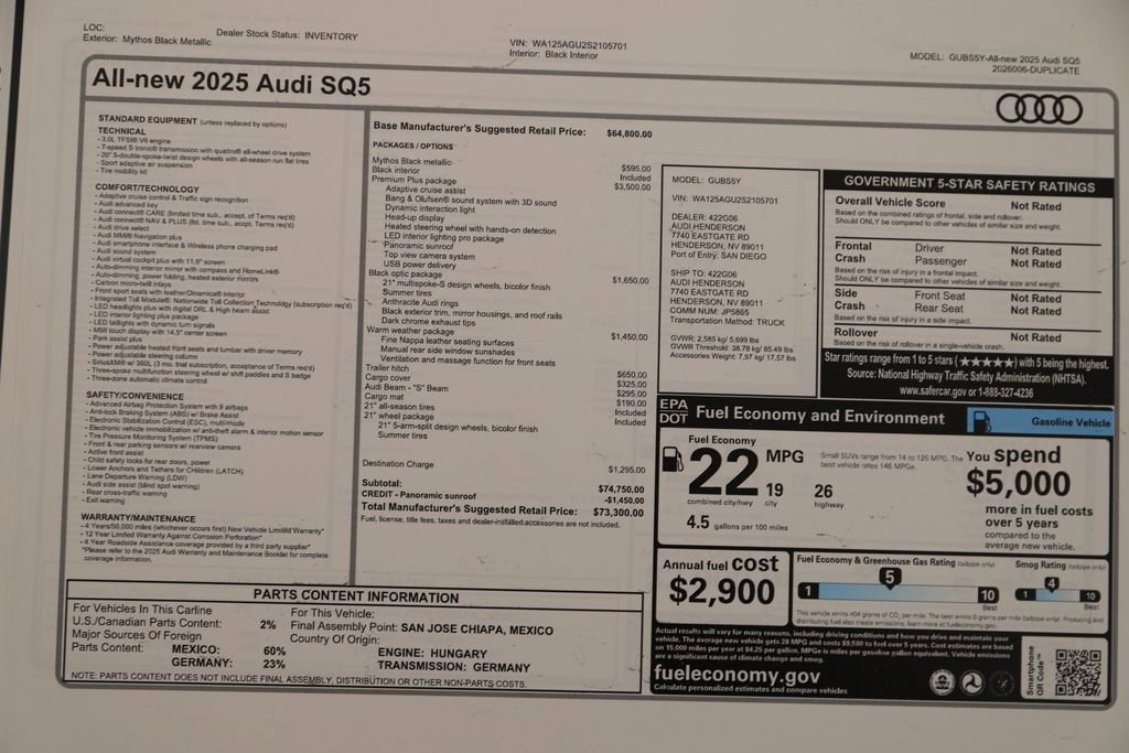 New 2025 Audi SQ5 Premium Plus image 31