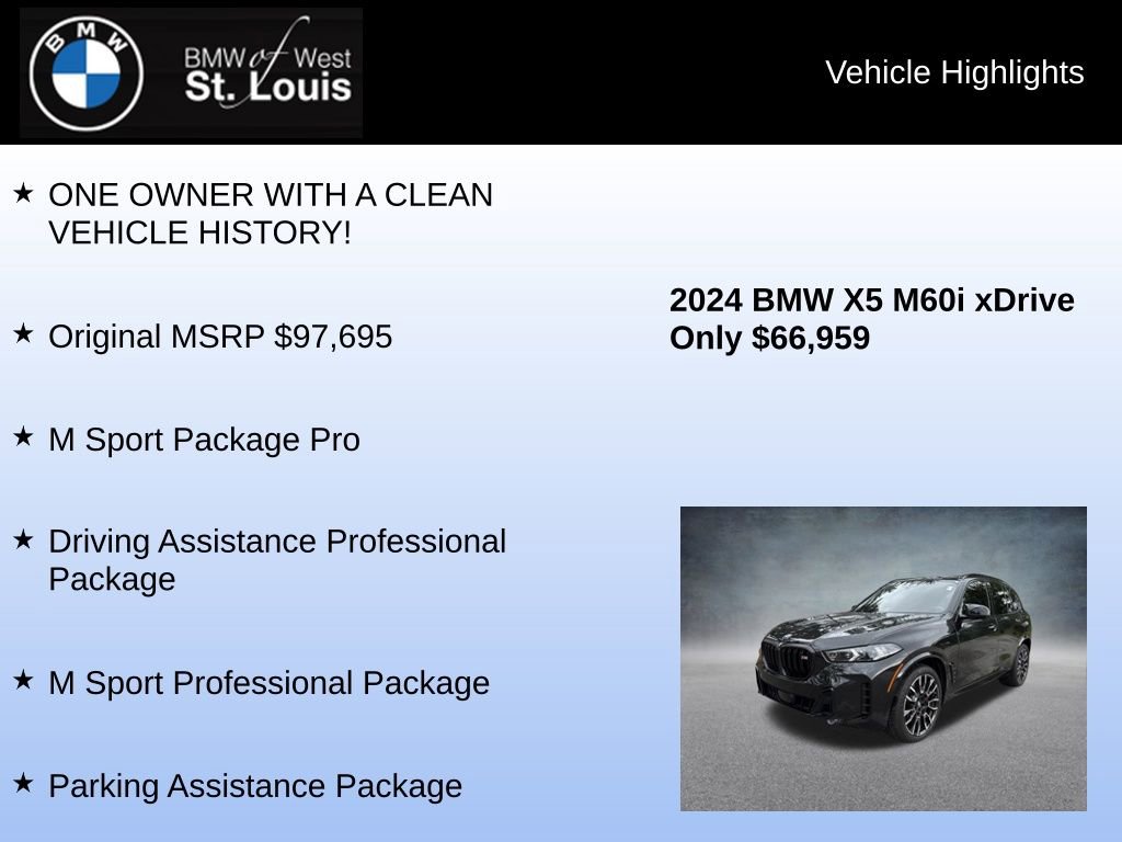 Used 2024 BMW X5 M60i image 8