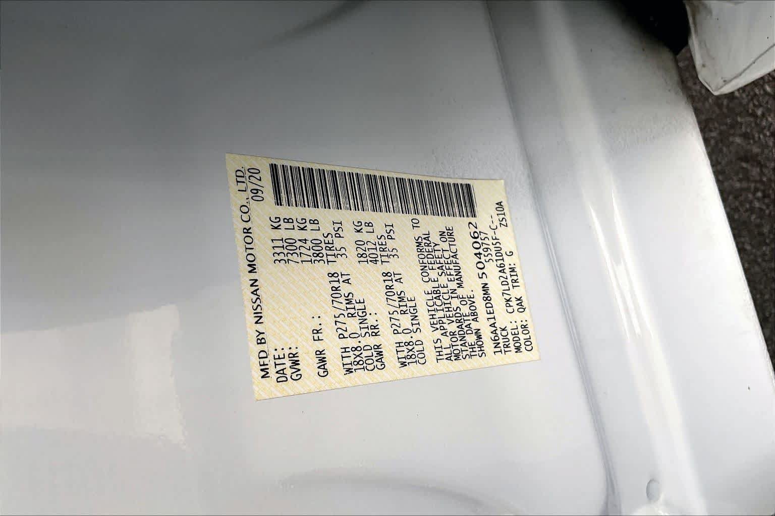 Used 2021 Nissan Titan PRO-4X w/ Pro-4x Convenience Package AWD/4WD image 33
