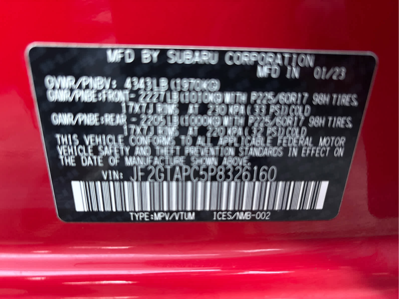 Used 2023 Subaru Crosstrek 2.0i Premium image 16