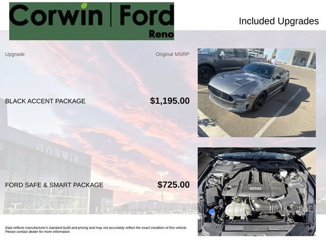 Used 2022 Ford Mustang GT Premium w/ Black Accent Package RWD image 3