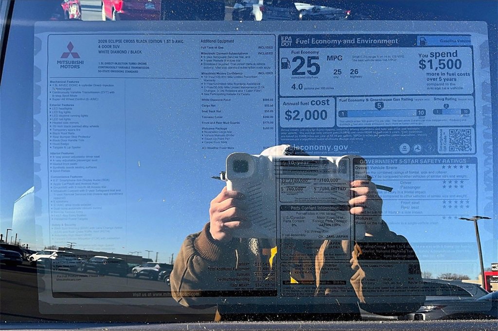 New 2026 Mitsubishi Eclipse Cross Black Edition image 14