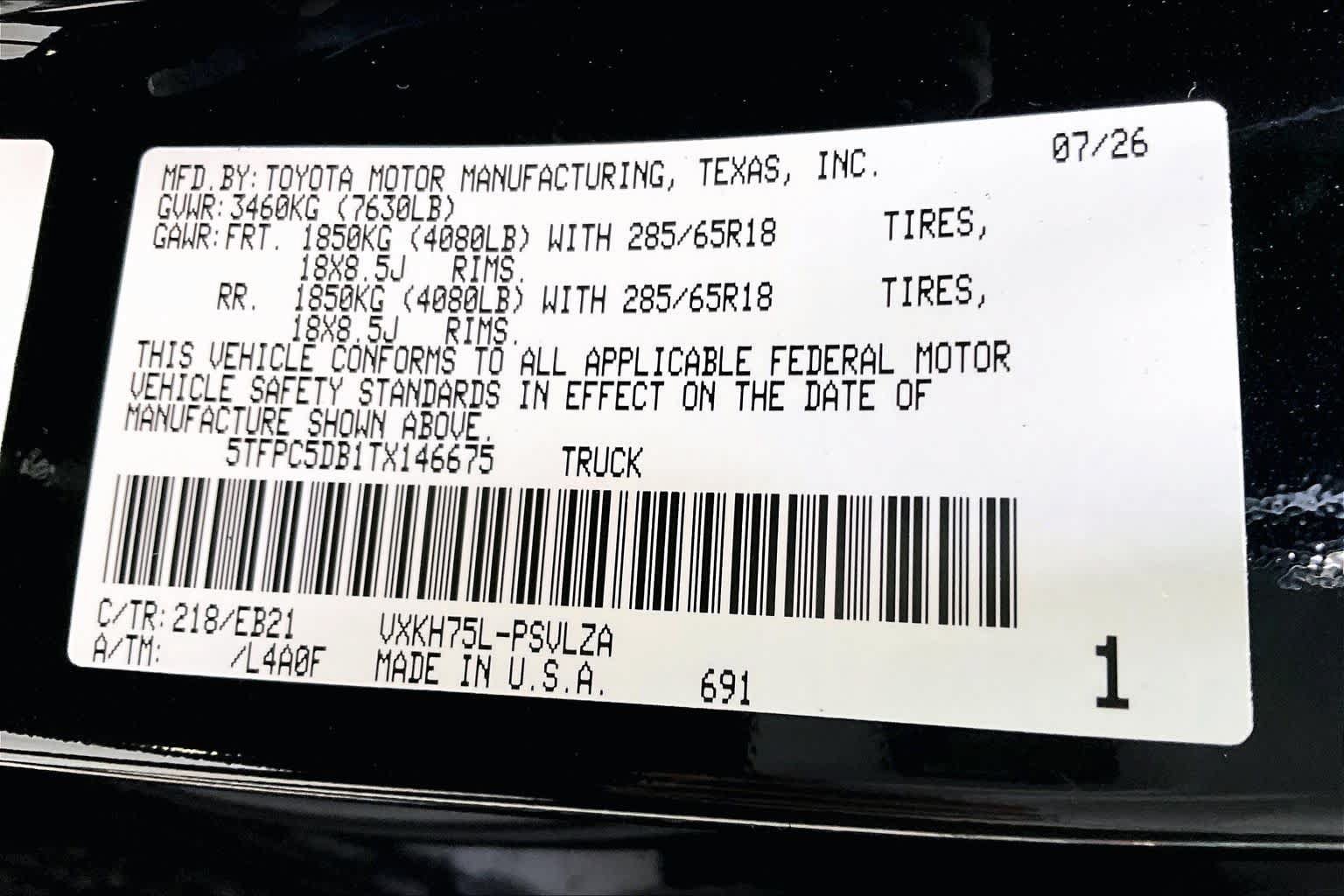 New 2026 Toyota Tundra TRD Pro AWD/4WD image 21