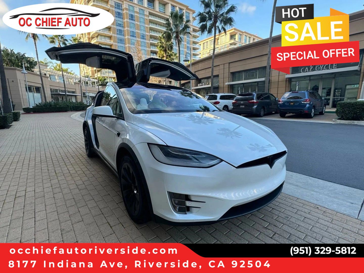 Used 2020 Tesla Model X Long Range AWD/4WD image 1