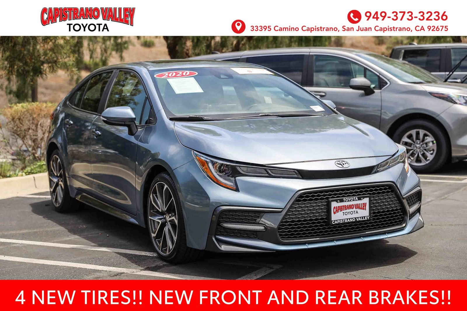 Certified 2020 Toyota Corolla XSE FWD image 3