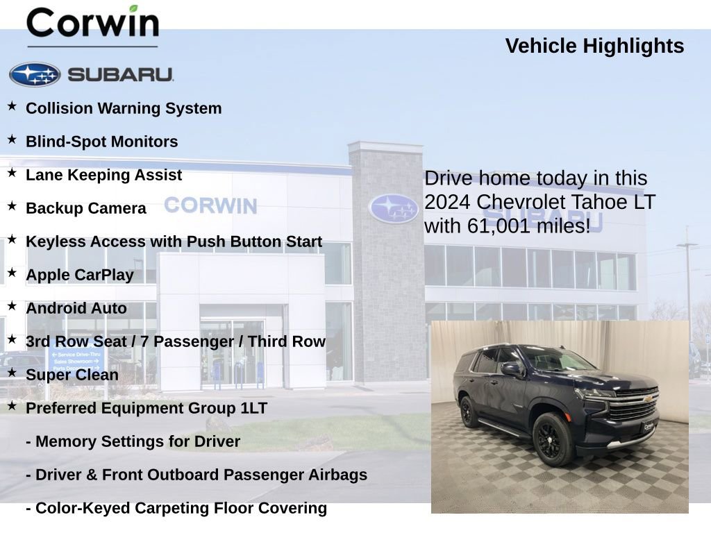Used 2024 Chevrolet Tahoe LT image 6