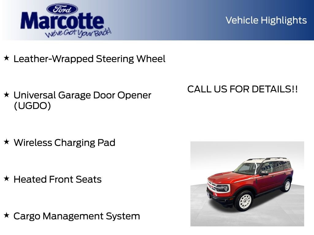 Certified 2023 Ford Bronco Sport Heritage w/ Heritage Convenience Package AWD/4WD image 15