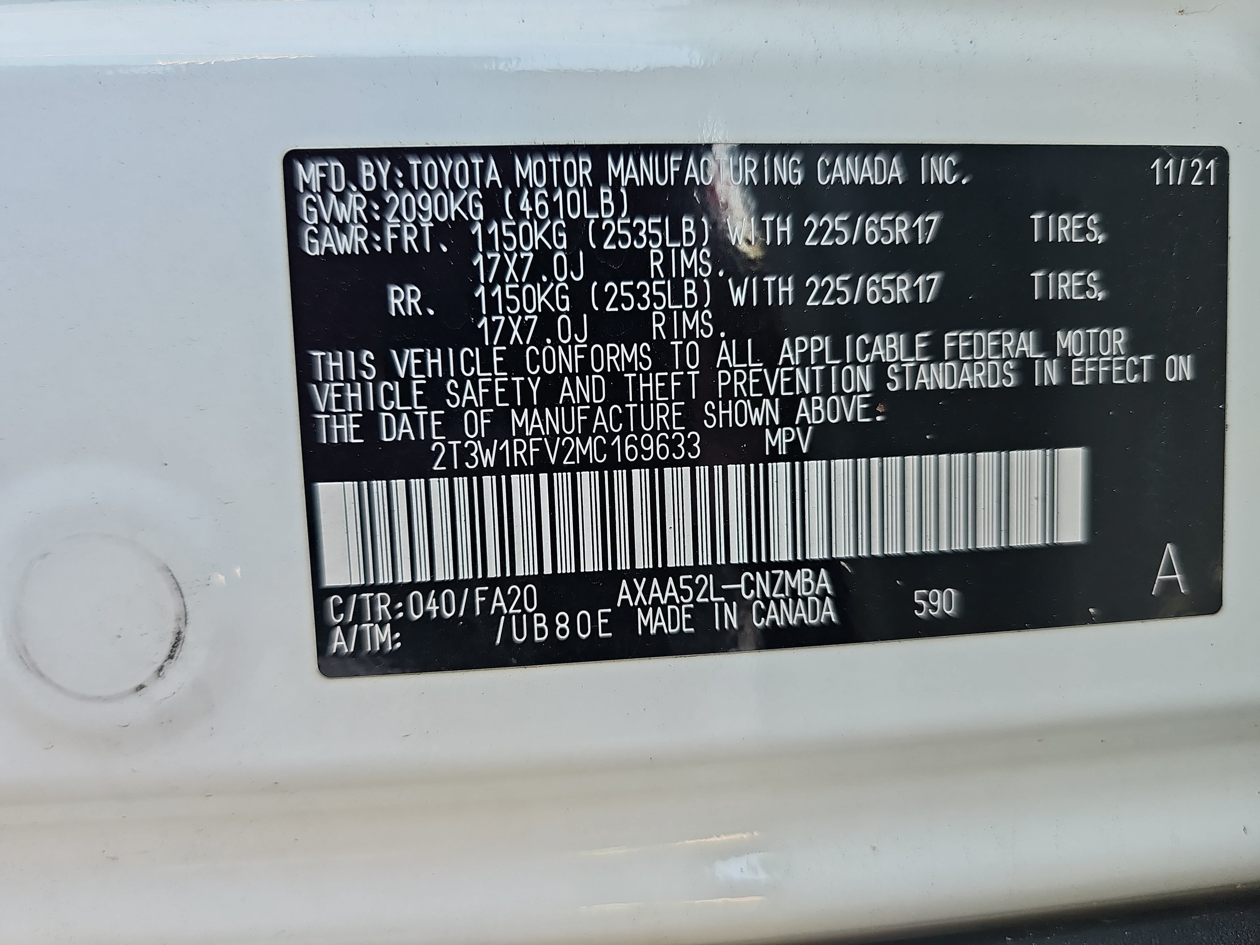 Used 2021 Toyota RAV4 XLE w/ Convenience Package FWD image 35
