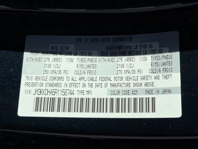 Used 2024 MAZDA CX-90 Plug-In Hybrid w/ Premium Pkg image 38