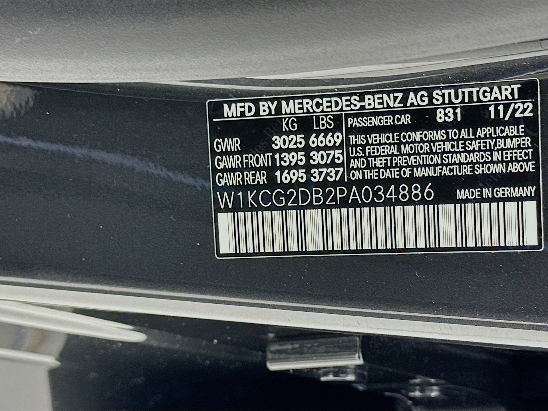 Certified 2023 Mercedes-Benz EQS 450+ Sedan image 34