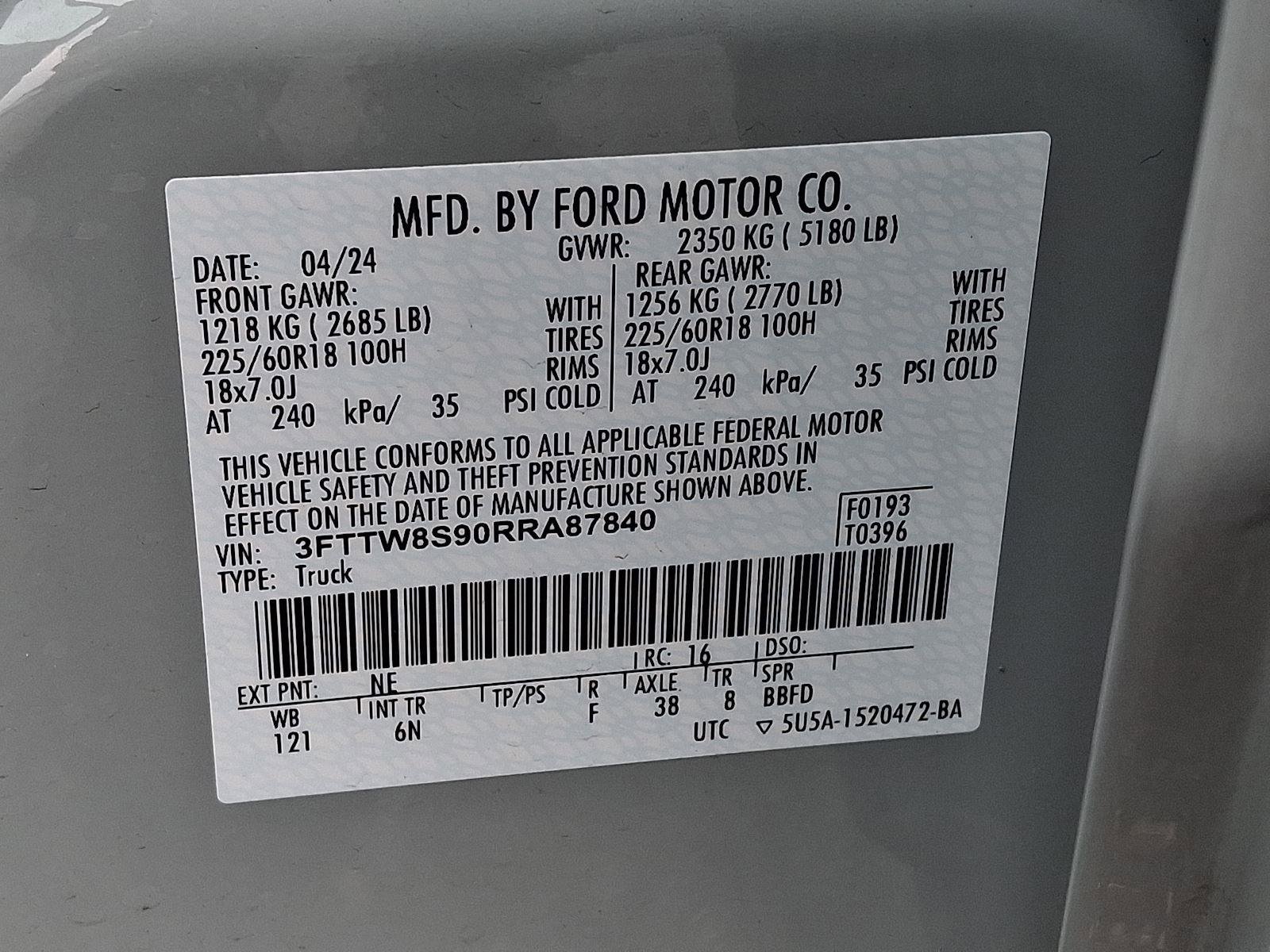 Used 2024 Ford Maverick Lariat w/ 4K Tow Package image 46